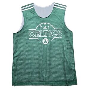 Boston Celtics‎ ADIDAS NBA Throwback Practice Basketball Jersey L Y2K